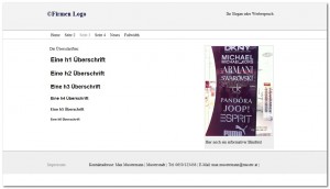 Seite 3 vom Theme basci1wordpress