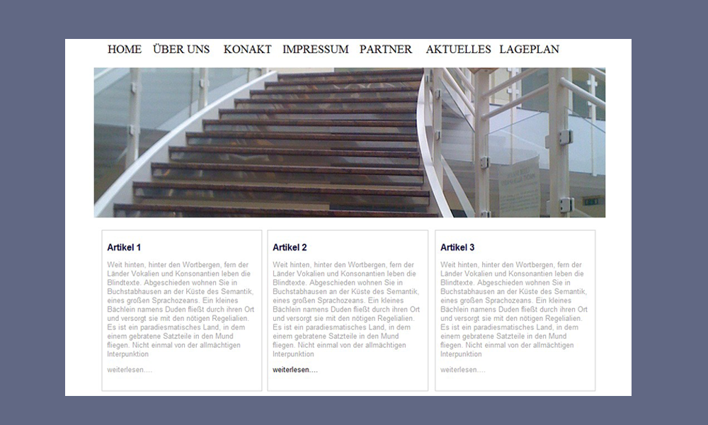 Webdesign Header 2