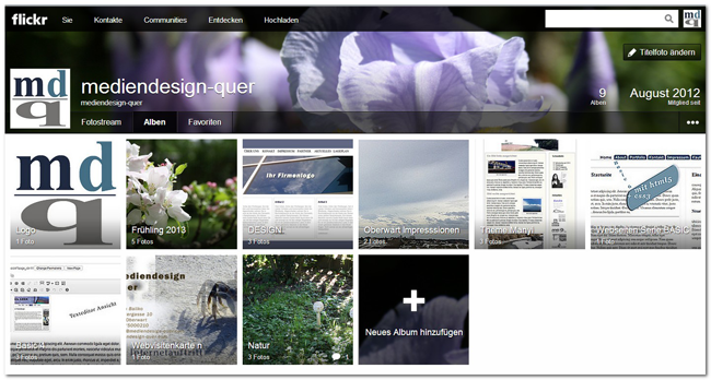 Alben bei flickr