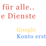 Google Konto erstellen