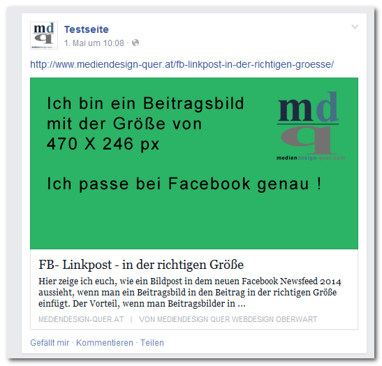 Newsfeed Bild mittel