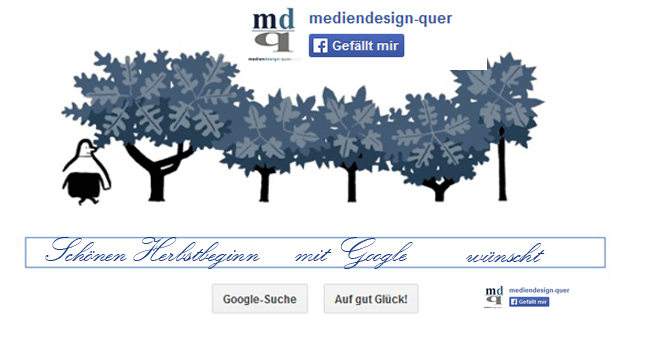 Herbstbeginn mit Google