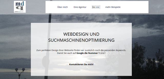 Webdesign mit Parallax Scrolling