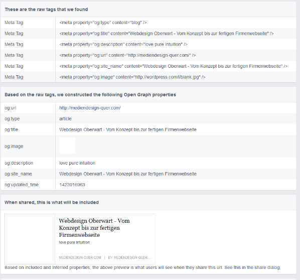 Facebook Open Graph