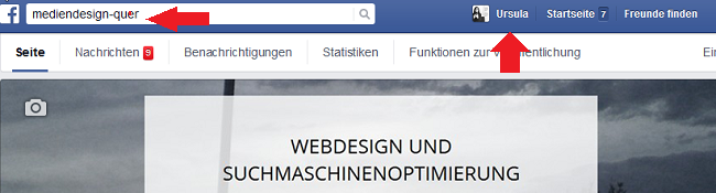 Facebook Suchleiste 