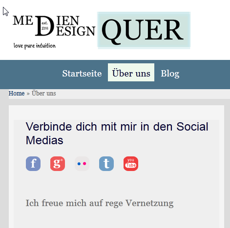 Social Media Buttons im WordPress Frontend