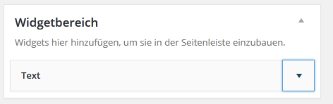 widgetbereich