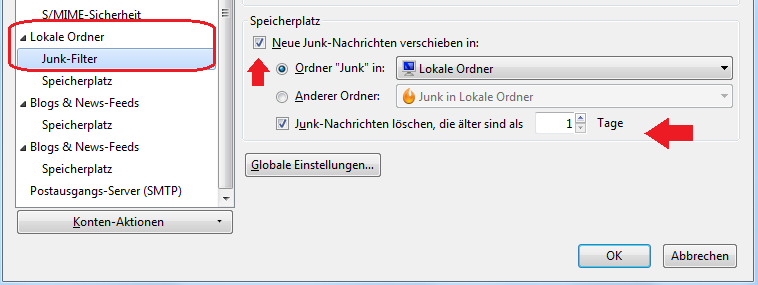 junk-ordner-erstellen mit thunderbird