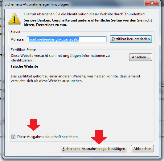 sicherheit-thunderbird