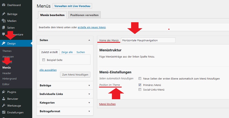 wordpress-menu