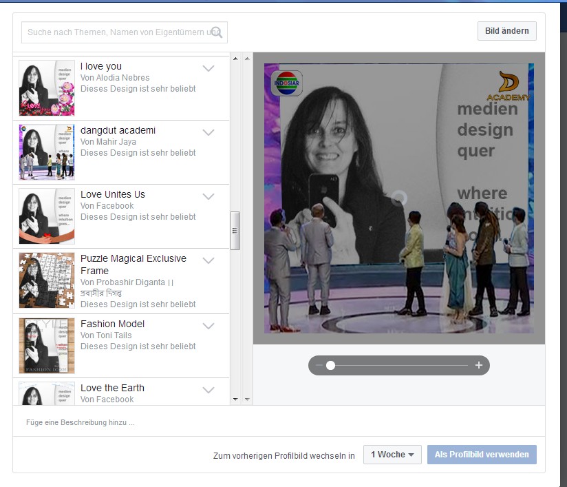 Facebook: temporäres Profilbild Design erstellen faceboo-profilbil-aendern