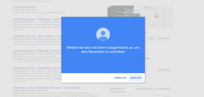 googe-anmelden