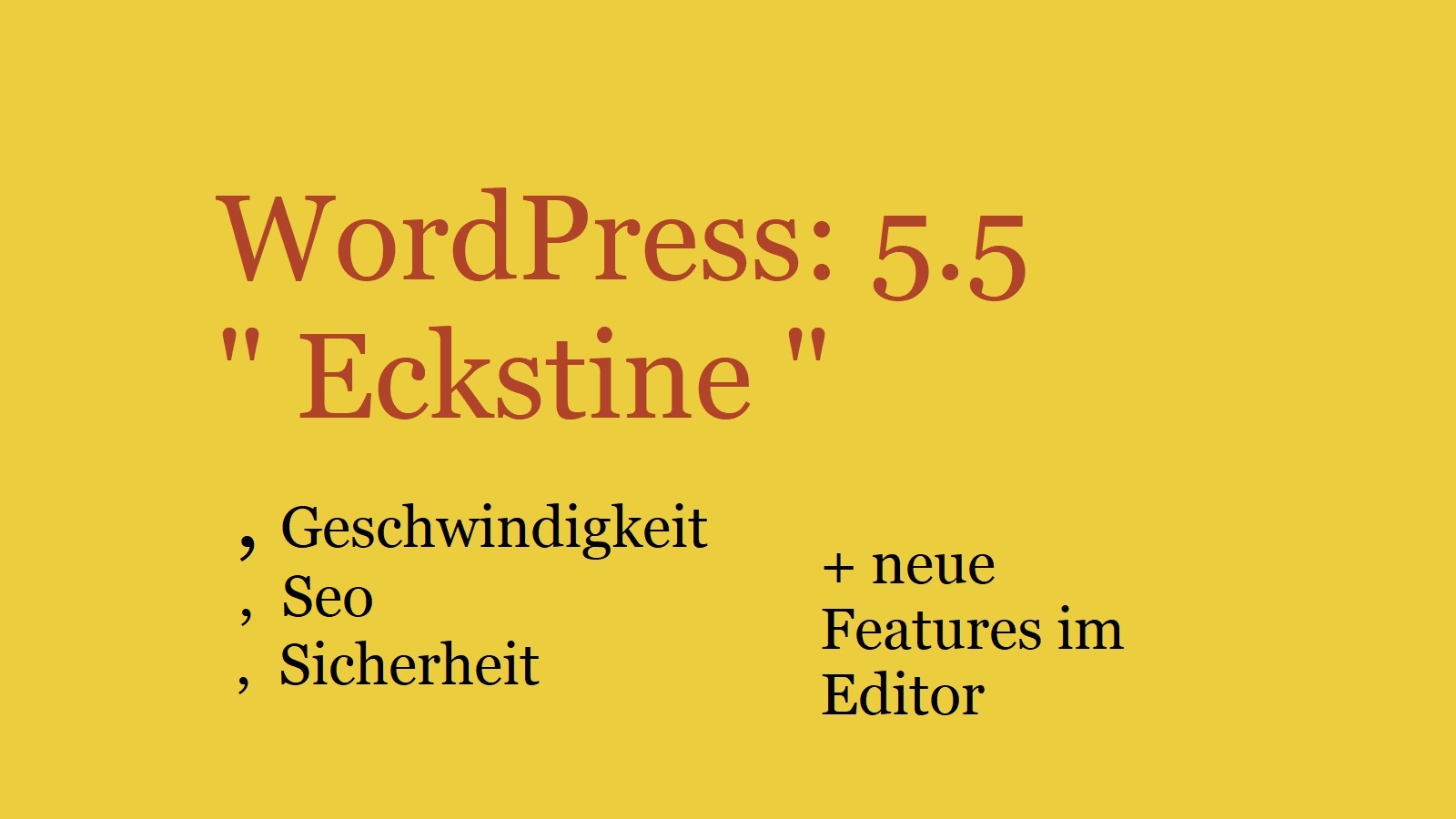 WordPress 5.5 “ Eckstine “ bringt  Lazy Loading, XML Sitemap und Auto-Updates für Themes und Plugins